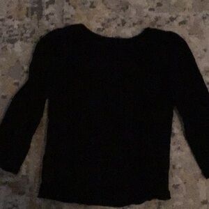 Black Long Sleeve Top